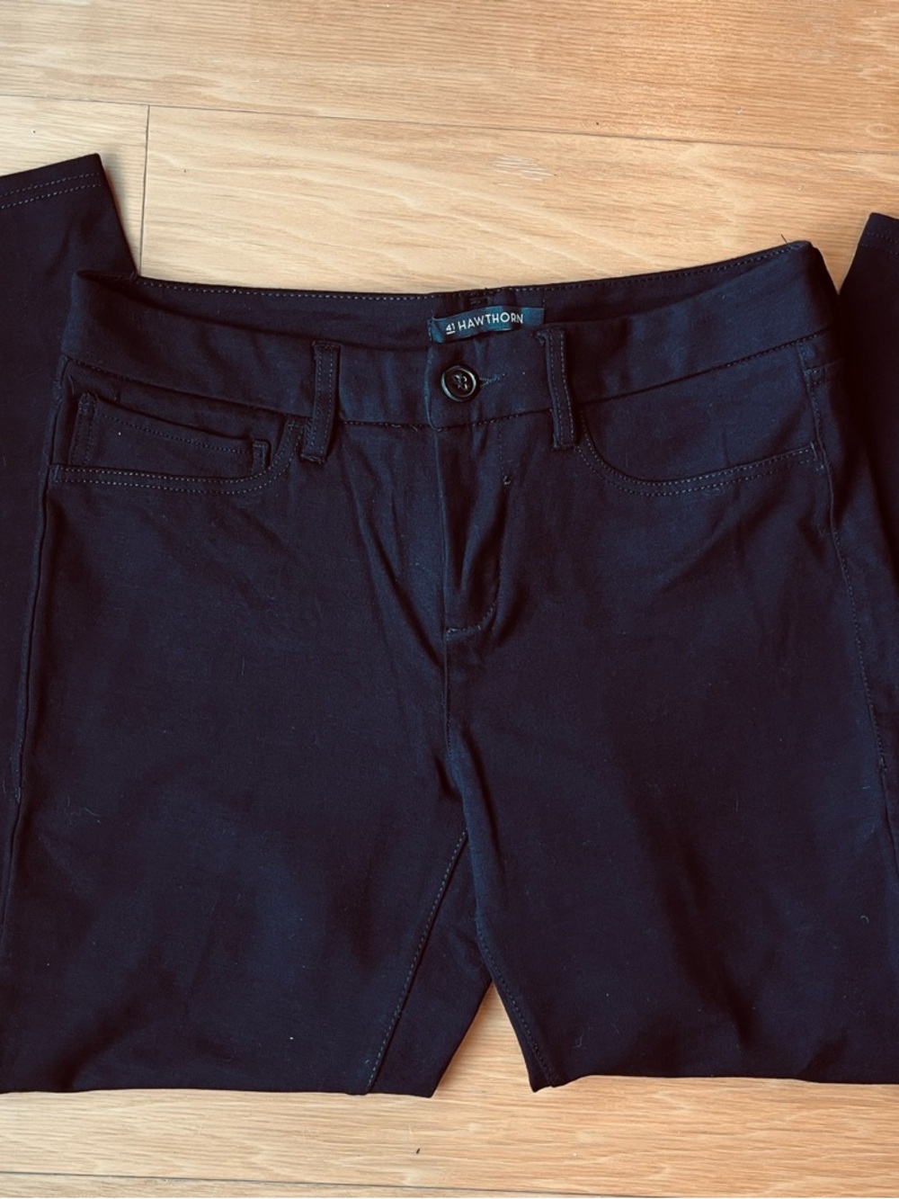 41 Hawthorn Black Ponte Pull-On Pants
